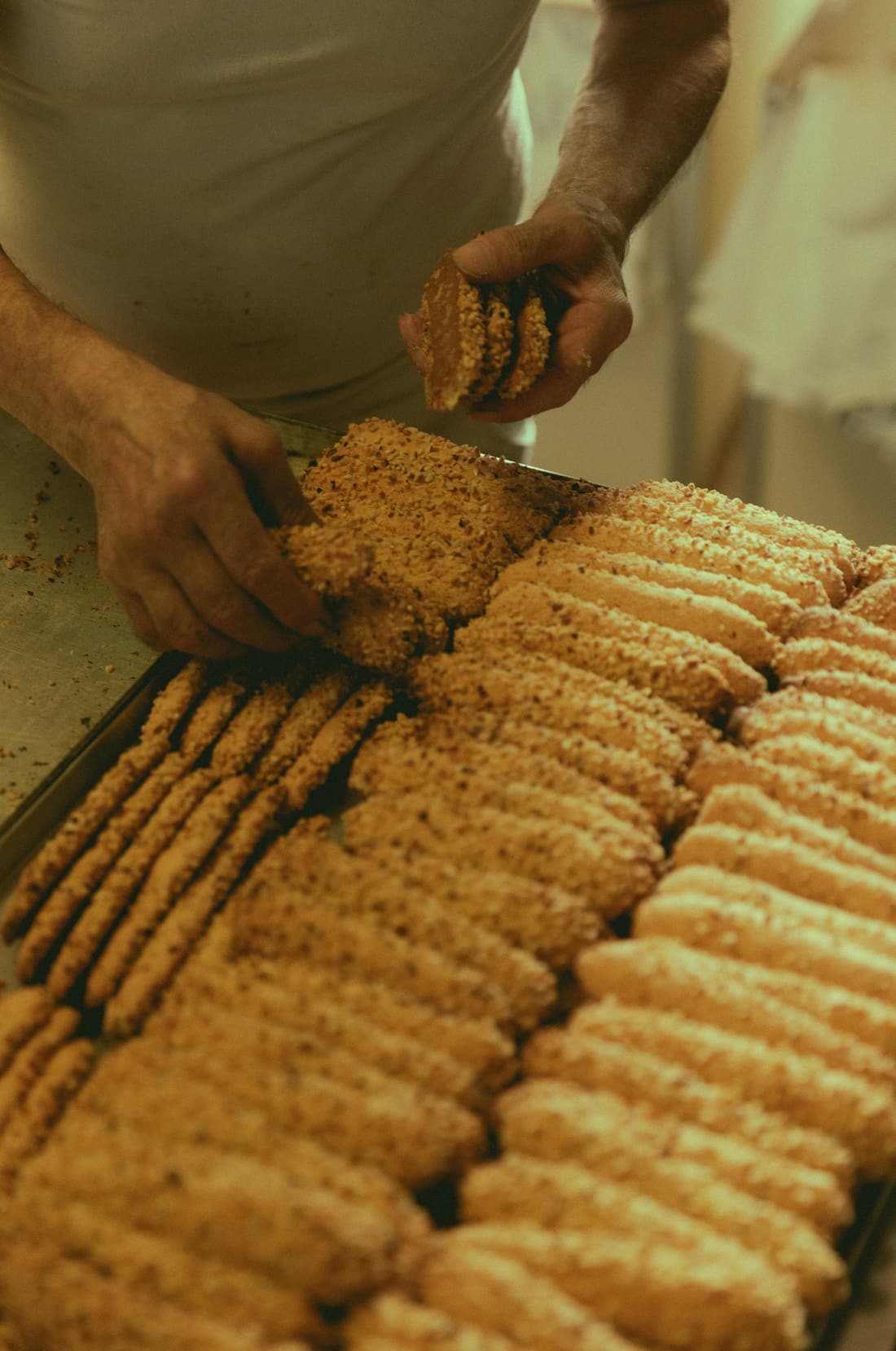 Biscotti e prodotti da forno appena preparati